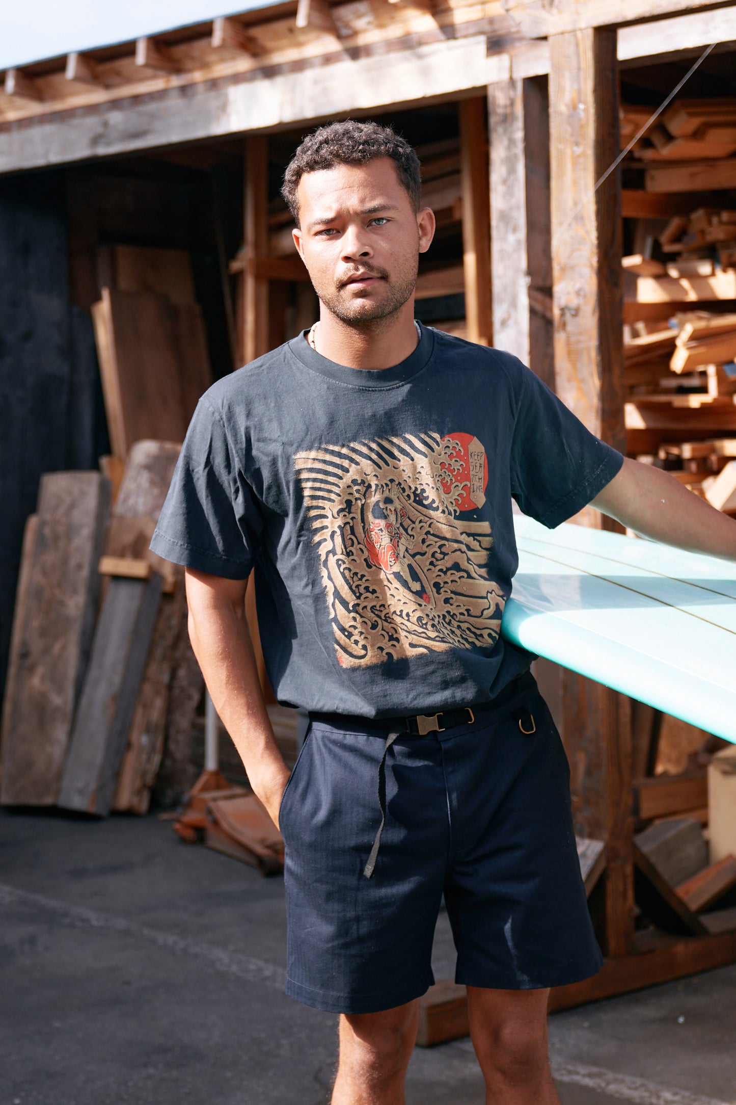 Samurai Surfer Tee