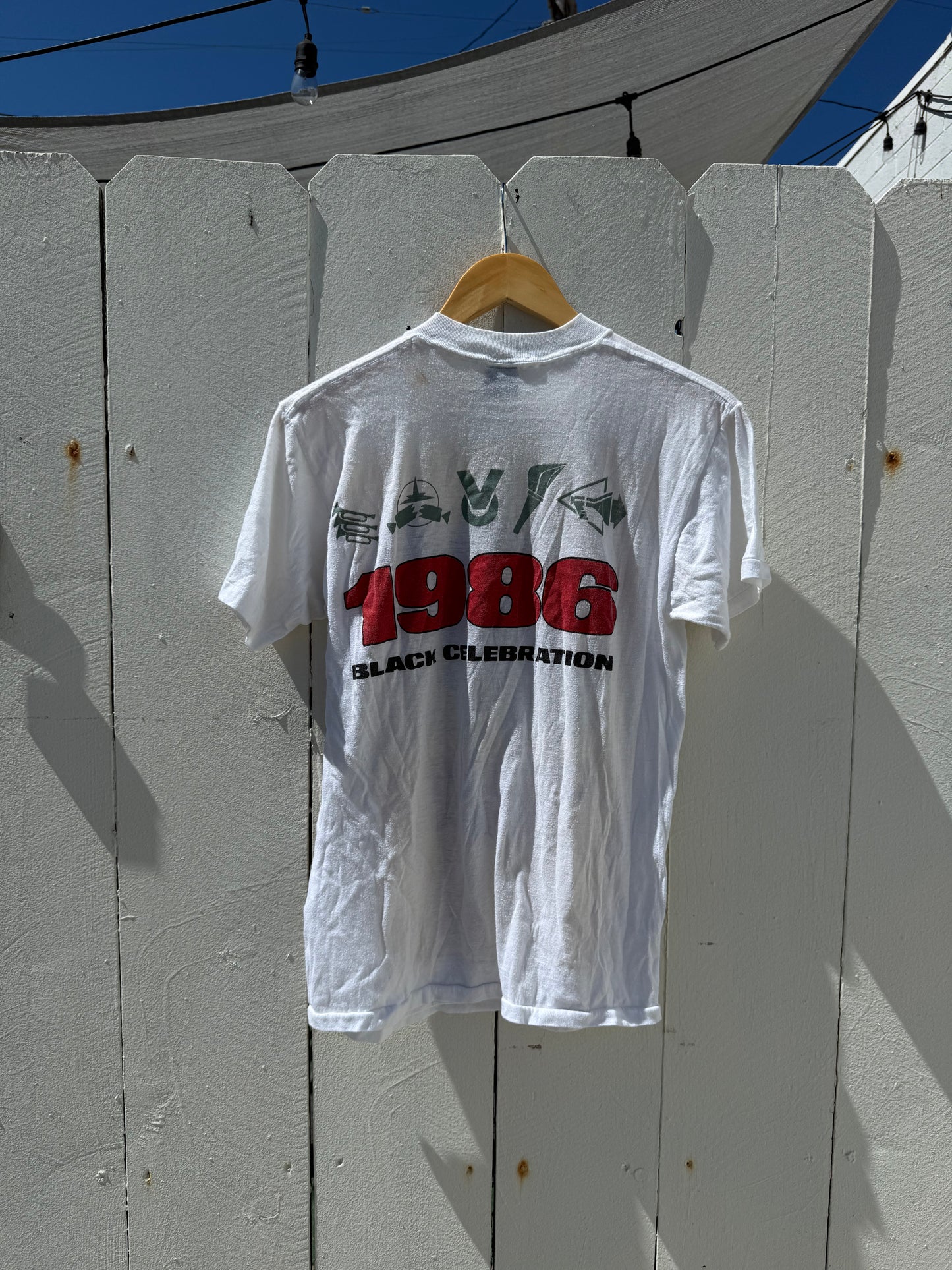 Authentic Vintage Depeche Mode Black Celebration 1986 Tour Tee