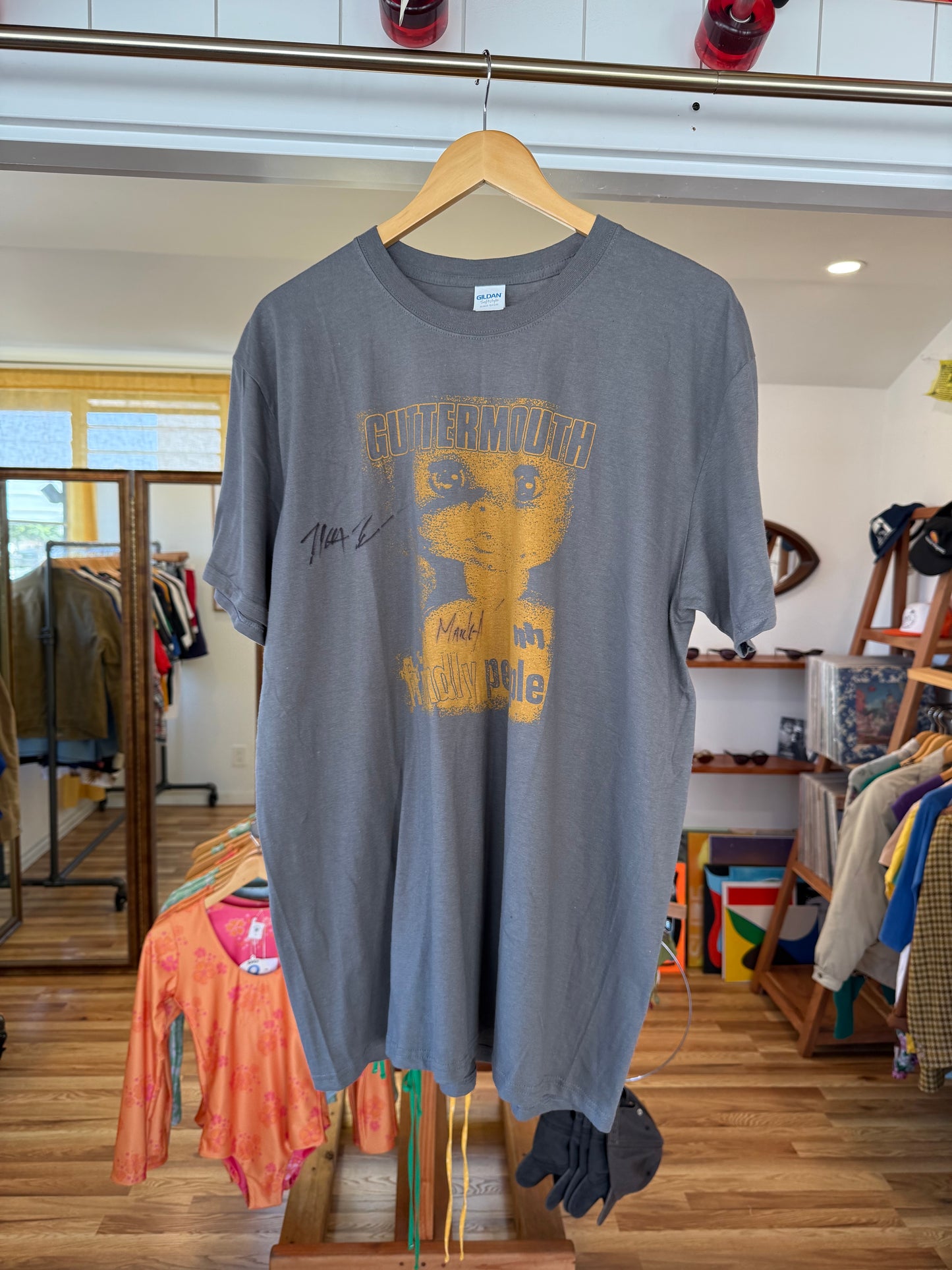 Guttermouth Friendly People Signed Tee