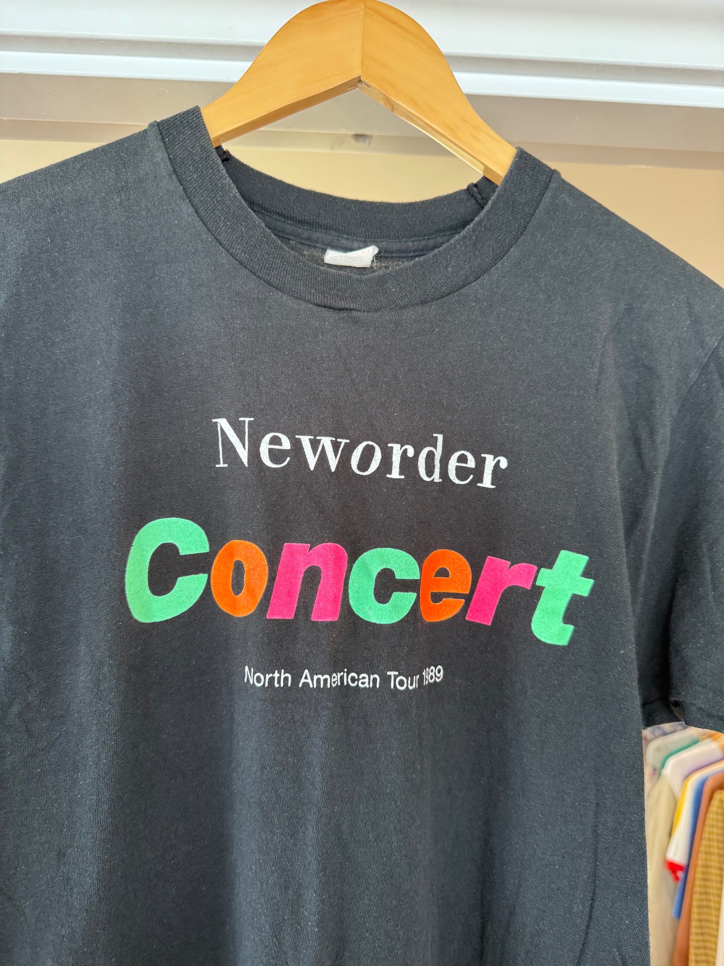 1989 New Order North American Tour Tee