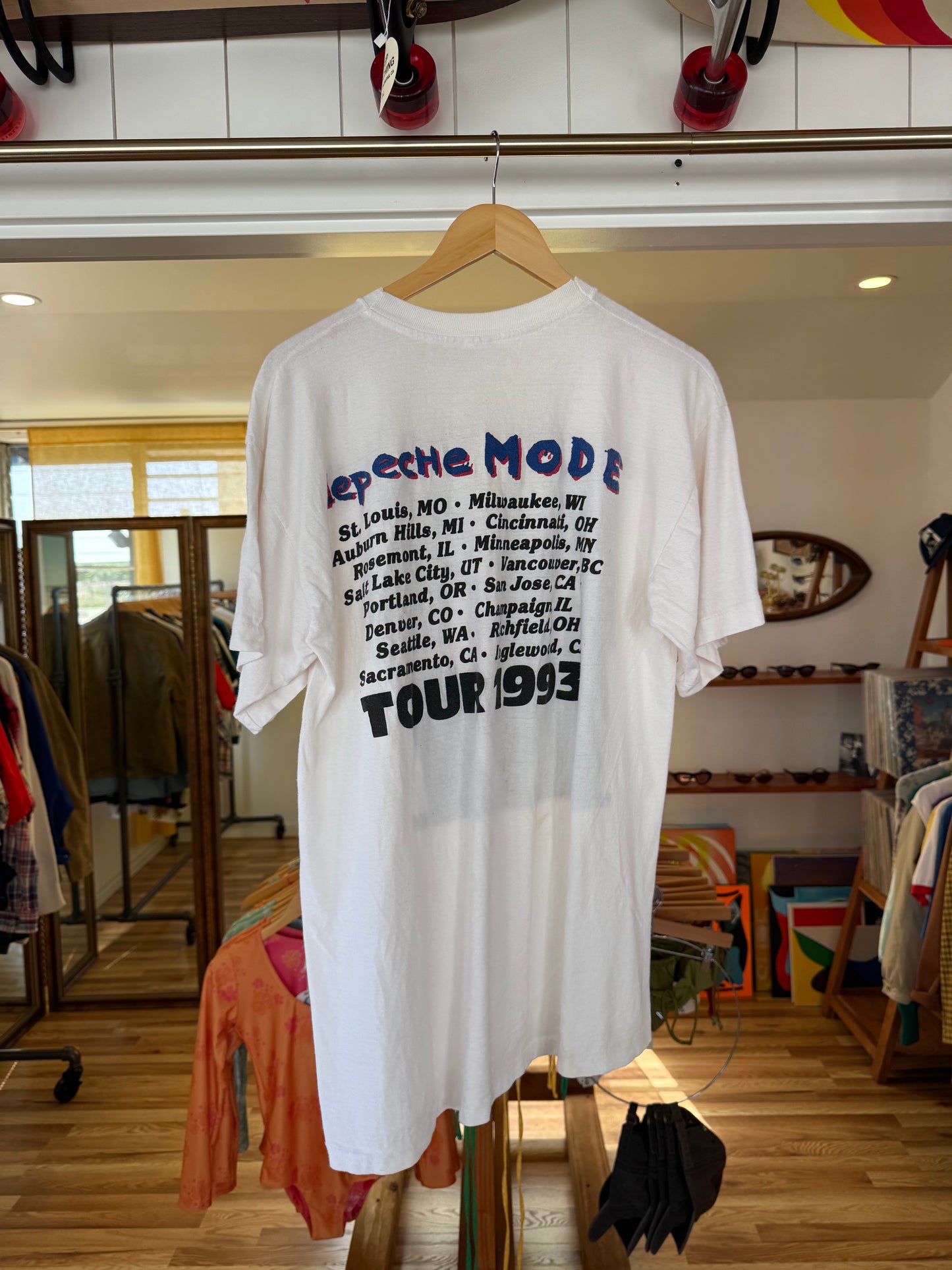 Depeche Mode 1993 Devotional Tour Tee